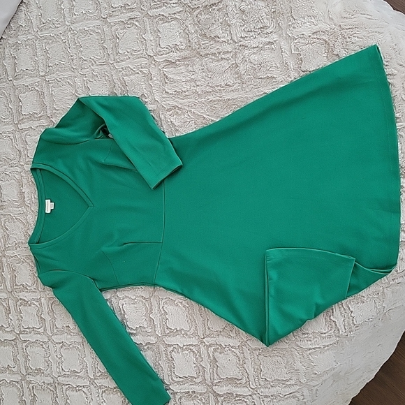 Flirty Green Skater Dress - Picture 1 of 4